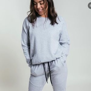 p'tula crewneck sweatshirt grey